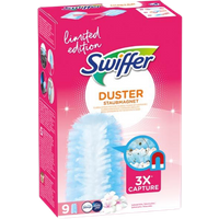 swiffer duster limited edition pink dust magnet refills with febreze scent – 9 pcs
