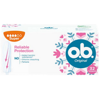 o.b. original super tampons for heavy flow – 32 pcs