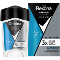 rexona men maximum protection clean scent antiperspirant cream deodorant stick – 45 ml