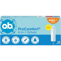 O.B. ProComfort Super 4-in-1 Protection Tampons - 16 pcs o.b. procomfort super 4 in 1 protection tampons – 16 pcs