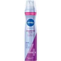 Nivea Diamond Gloss 24H Hold Level 4 Styling Hair Spray - 250 ml nivea diamond gloss 24h hold level 4 styling hair spray – 250 ml