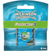 wilkinson sword protector3 razor replacement blades – 4 pcs