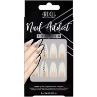 ardell nail addict nude light crystal artificial nails – 24 pcs