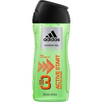 adidas 3 in 1 active start shower gel – 250ml