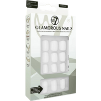 w7 glamorous nails white lily – 24 pcs
