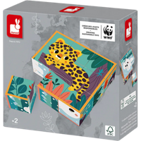 janod wwf animal puzzle – 9 pieces
