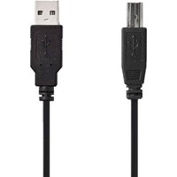 nedis usb 2.0 cable a (male) to b (male) – 0.5 metre
