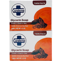 curalene g cocoa butter glycerine soap twin pack – 2 x 100 g