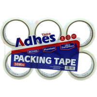 adhes clear packing tape – 6 pcs