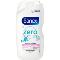 Sanex Zero% Hypoallergenic Fragrance Free Baby Bath Foam & Shampoo – 450 ml sanex zero% hypoallergenic fragrance free baby bath foam & shampoo – 450 ml
