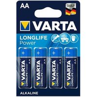 varta longlife power aa batteries – 4 pcs