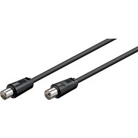goobay black antenna cable – 1 5 metres