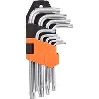 max torx pin wrench set – 9 pieces