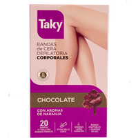 taky chocolate body wax strips – 20 pcs