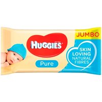 huggies pure wet wipes – 56 pcs