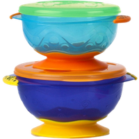 nuby muncheez bowls with suction cup – 2 pcs