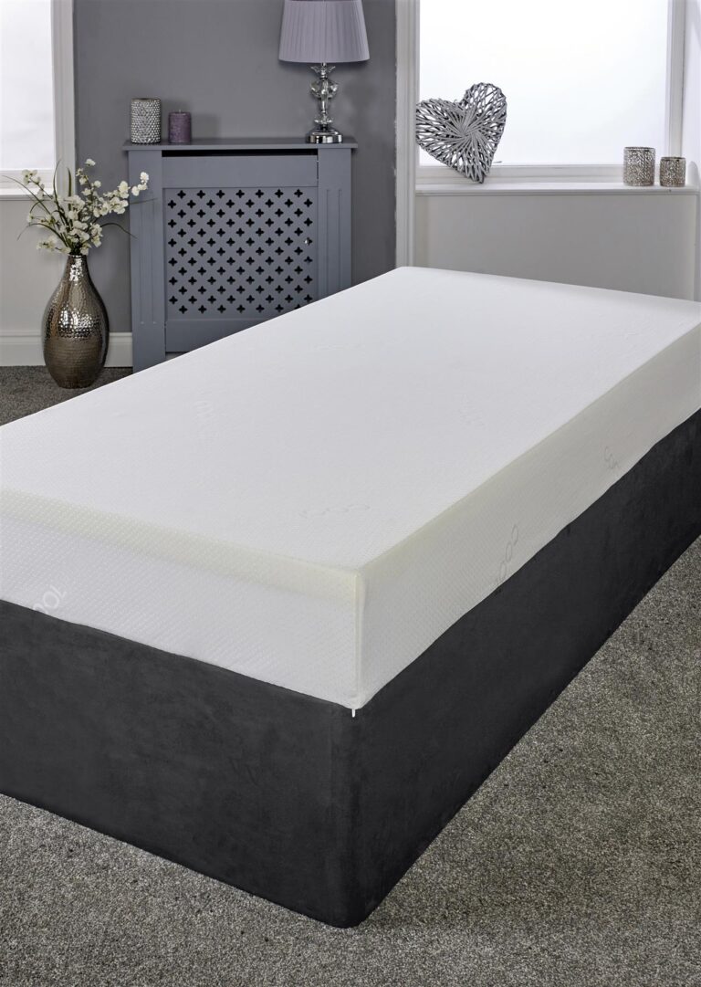 15cm deep memory foam mattress – washable cover – european double (140cm x 200cm)