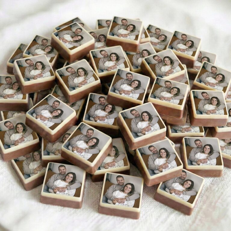 personalised solid chocolates