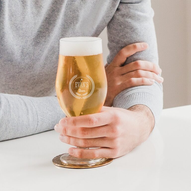 Personalised Beer Glasses - 6 pcs personalised beer glasses – 6 pcs