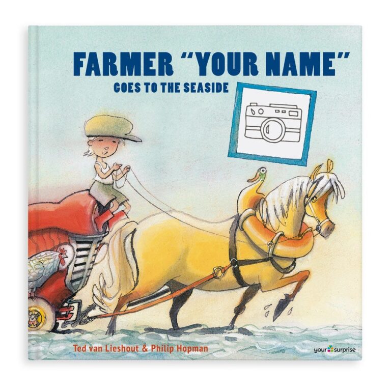Personalised children's book - Farmer Boris goes to the seaside - Softcover personalised children's book – farmer boris goes to the seaside – softcover