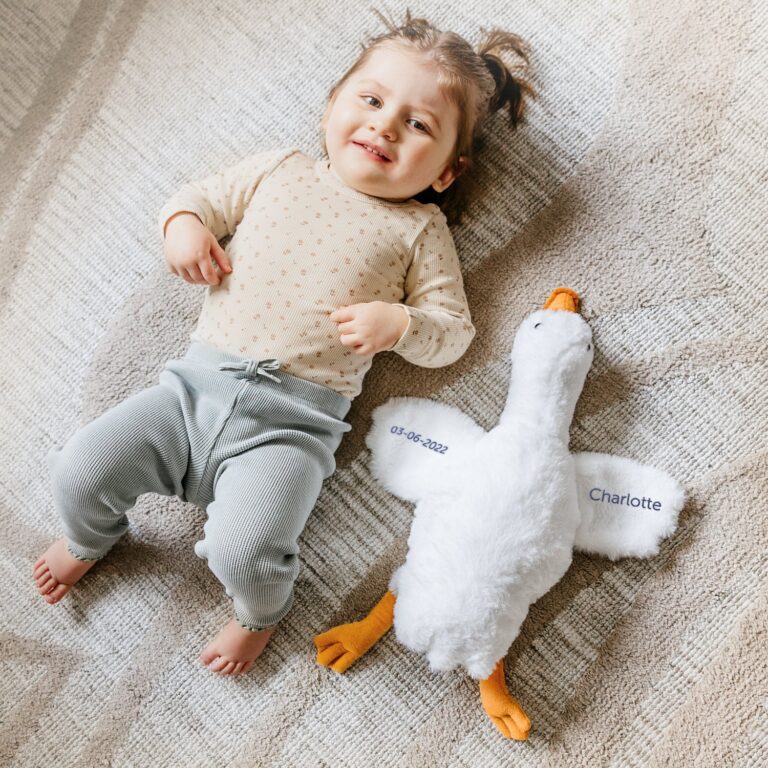 personalised cuddly toy – goose – 47 cm