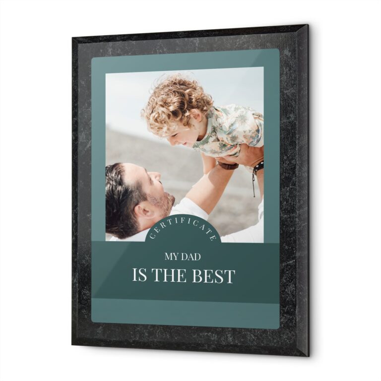 personalised certificate – best dad