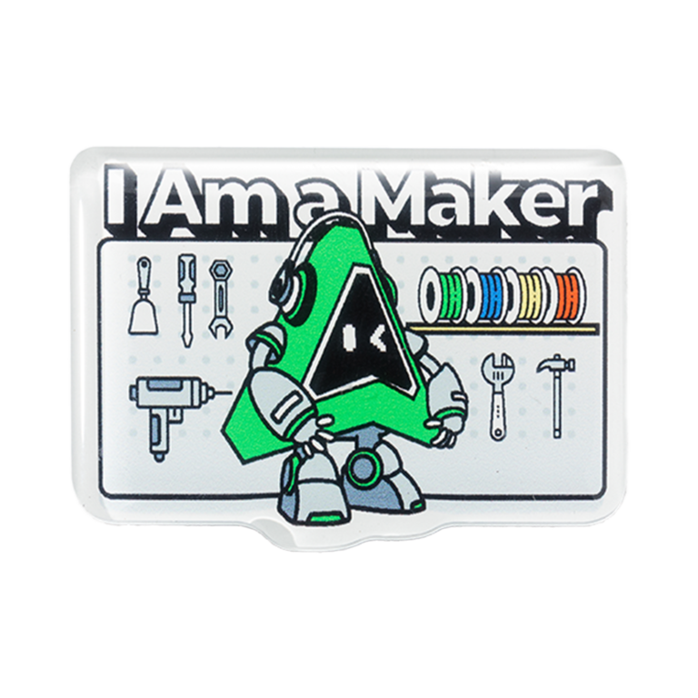 creality maker fridge magnet 3d magnetic badge