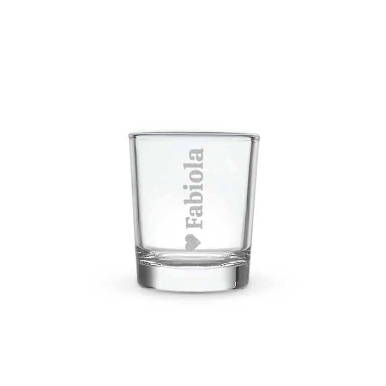 personalised shot glass – engraved