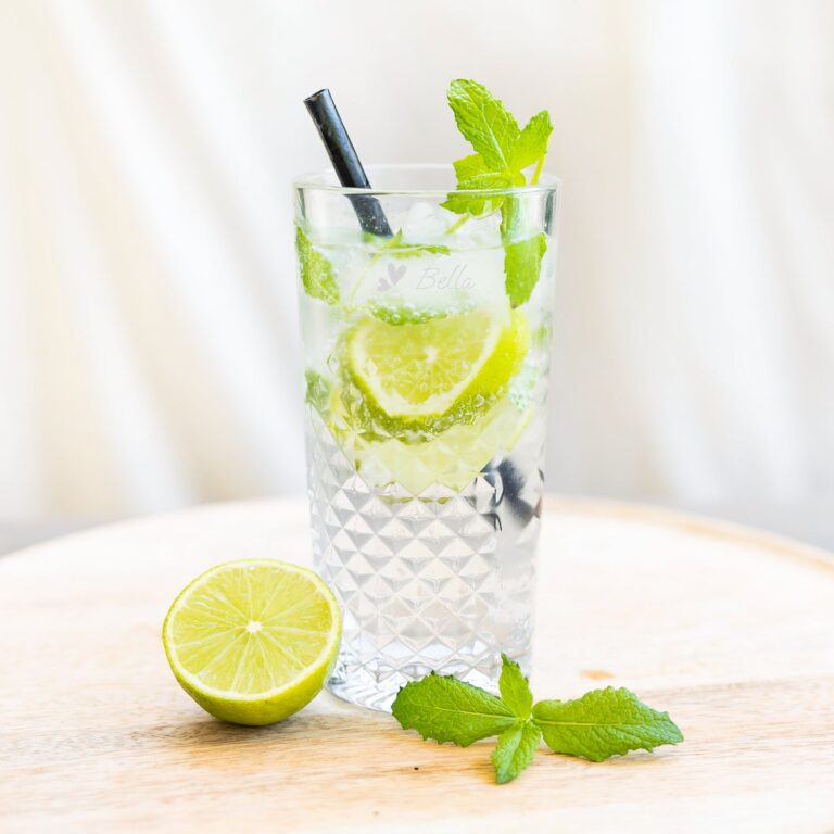 engraved cocktail glass – mojito