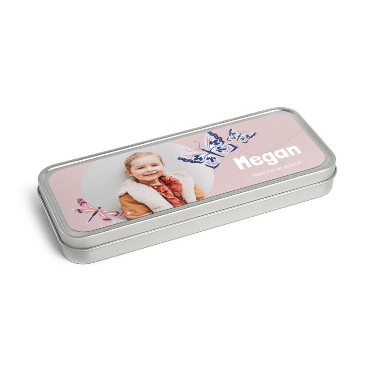 personalised pencil tin