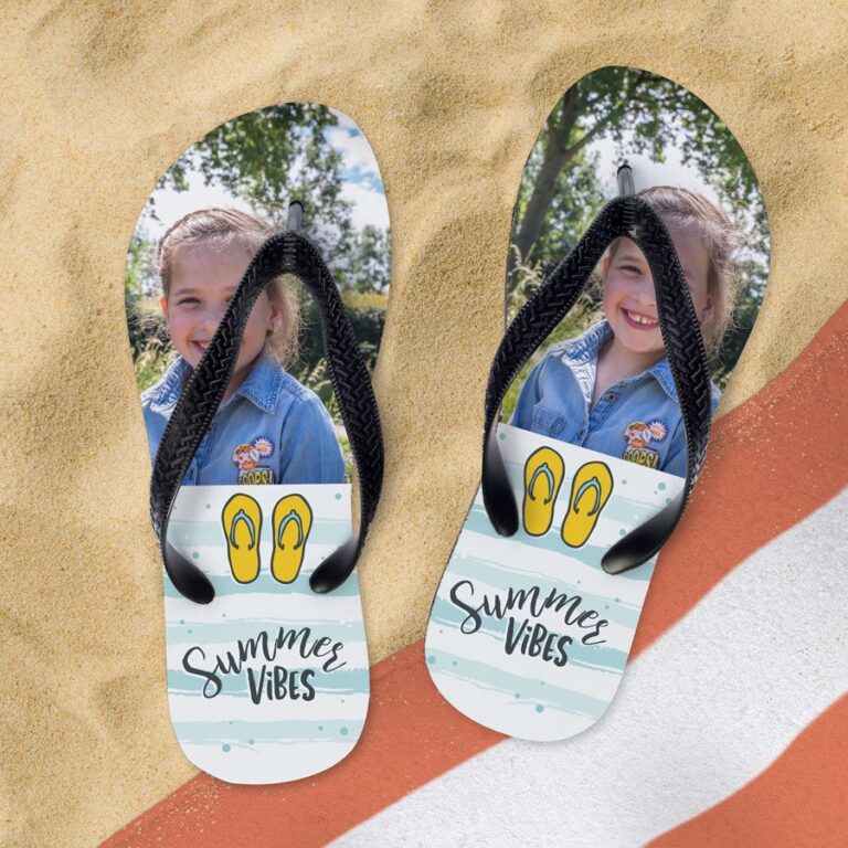 Personalised flip-flops personalised flip flops