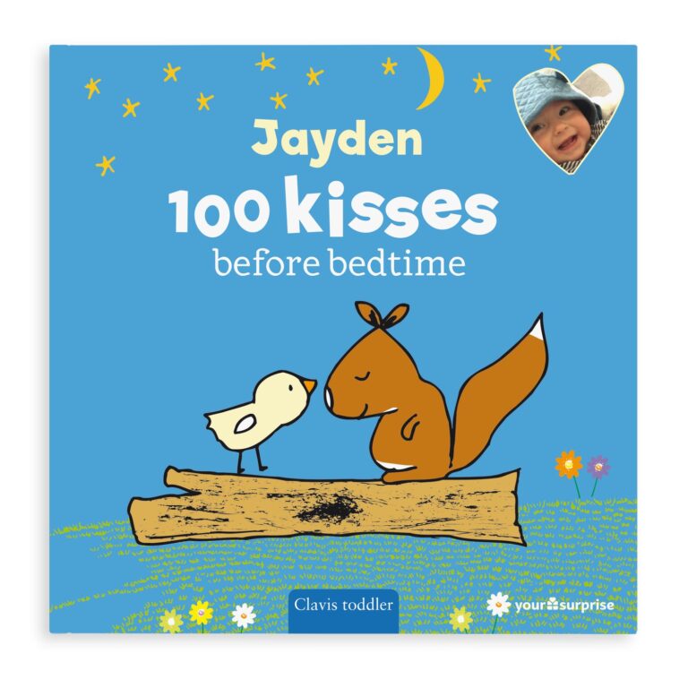 Personalised children's book - 100 kisses before bedtime - Hardcover personalised children's book – 100 kisses before bedtime – hardcover
