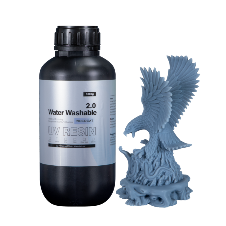 piocreat water washable resin 2.0 1kg – gray