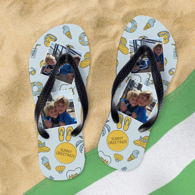 personalised flip flops