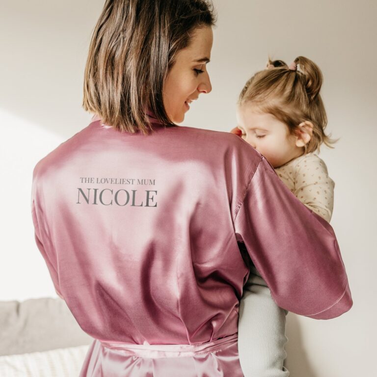 Personalised kimono - Pink personalised kimono – pink