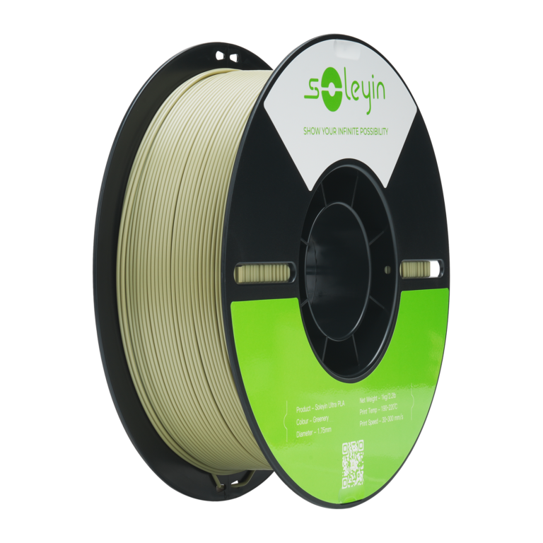 Soleyin Ultra PLA 1.75mm 3D Printing Filament 1kg - Greenery soleyin ultra pla 1.75mm 3d printing filament 1kg – greenery