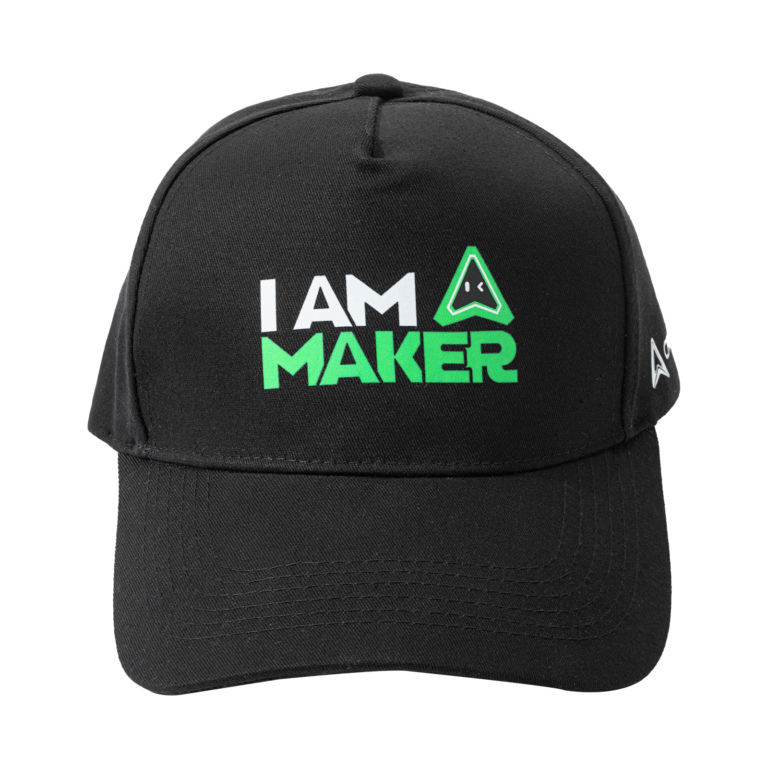 creality maker baseball cap cmh hat black