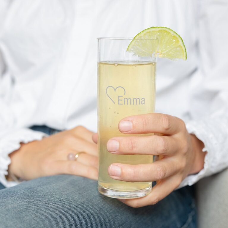 personalised plastic highball glass – engraved