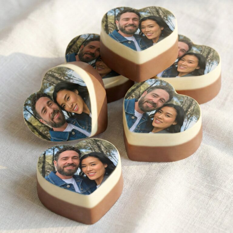 personalised solid chocolates