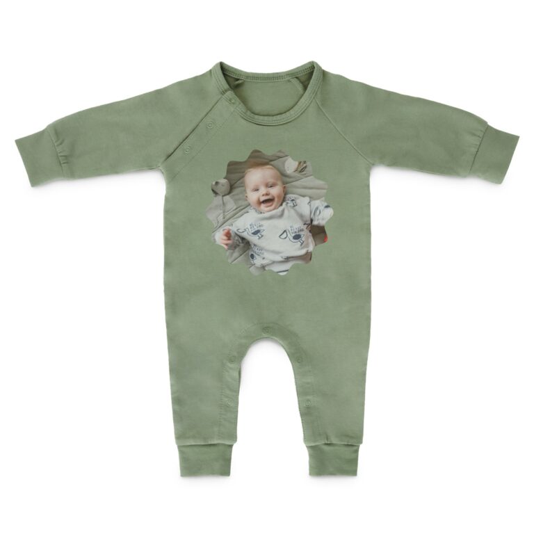 babygrow – printed – green – 50/56