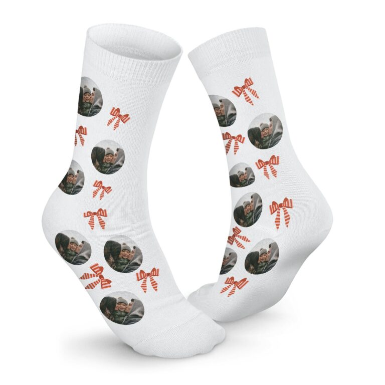 Personalised Christmas socks - White - 35-38 personalised christmas socks – white – 35 38