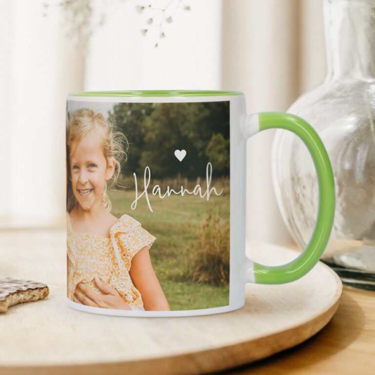 personalised mug – green