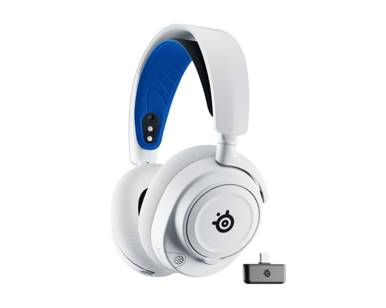 steelseries arctis nova 7p wireless gaming headset for playstation & pc | white