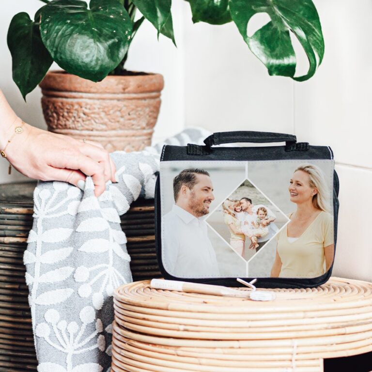 personalised travel toiletry bag