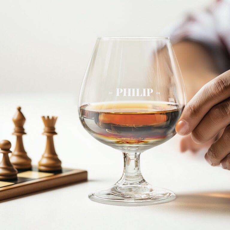 Personalised brandy glass - Engraved personalised brandy glass – engraved