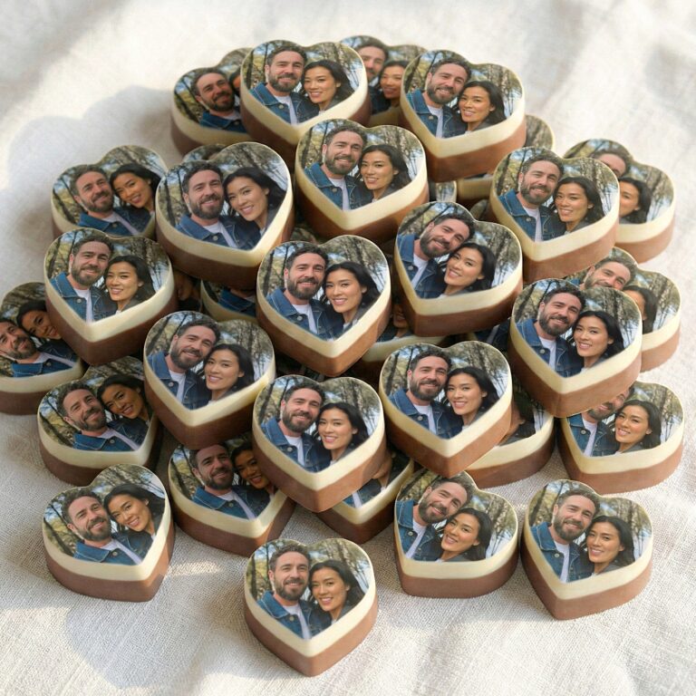 personalised solid chocolates