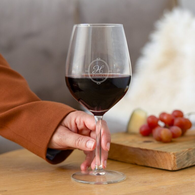 Personalised Red Wine Glasses - 6 pcs personalised red wine glasses – 6 pcs