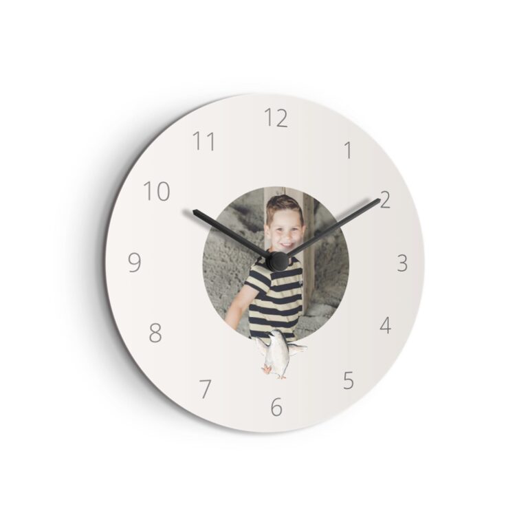 Personalised Children's Clock - Small (Hardboard) personalised children's clock – small (hardboard)