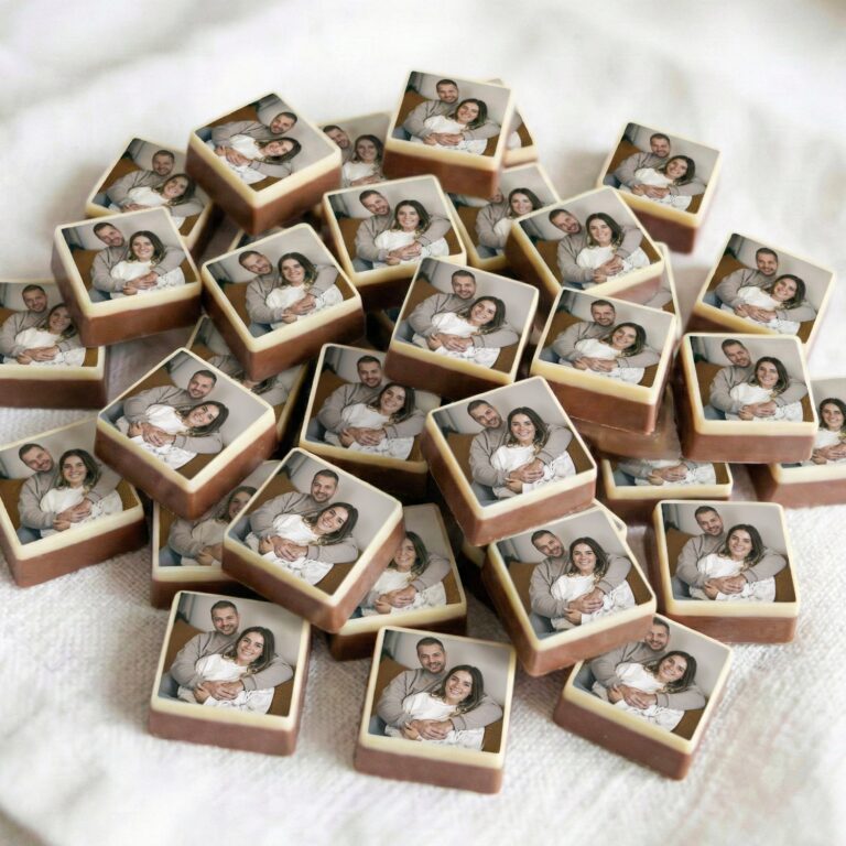 personalised solid chocolates