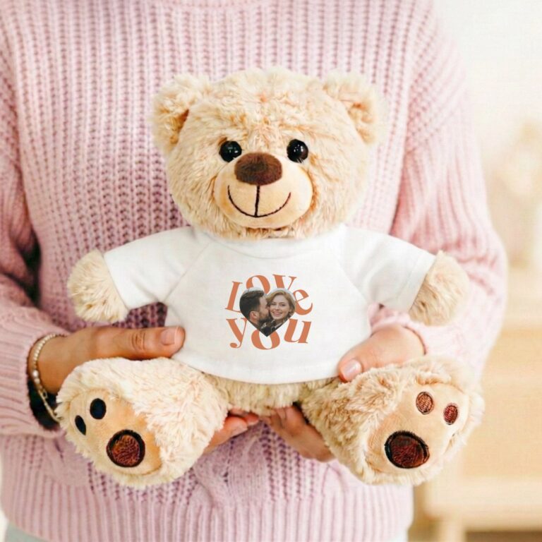 personalised cuddly toy – teddy bear – 20 cm